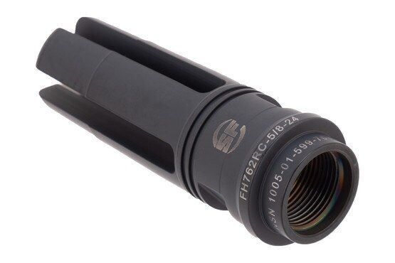 SureFire SOCOM 4 Prong Flash Hider 7.62mm has 5/8x24 thread pitch